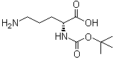 N2-[(1,1-Dimethylethoxy)carbonyl]-D-ornithine molecular structure (CAS 159877-12-0)