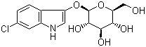 6-Chloro-3-indoxyl-beta-D-glucopyranoside molecular structure (CAS 159954-28-6)