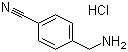 4-(氨甲基)苯腈盐酸盐分子结构 (CAS 15996-76-6)