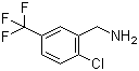 2-Chloro-5-(trifluoromethyl)benzylamine molecular structure (CAS 15996-78-8)