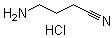 4-氨基丁腈盐酸盐分子结构 (CAS 16011-90-8)