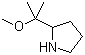 2-(2-甲氧基丙烷-2-基)吡咯烷分子结构 (CAS 160142-25-6)