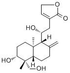 14-Deoxy-11-hydroxyandrographolide molecular structure (CAS 160242-09-1)