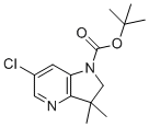 CAS # 1604818-10-1, tert-Butyl 6-chloro-3,3-dimethyl-2,3-dihydro-1H-pyrrolo[3,2-b]pyridine-1-carboxylate