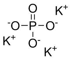 Potassium phosphate molecular structure (CAS 16068-46-5)