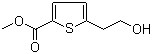 5-(2-Hydroxyethyl)-2-thiophenecarboxylic acid methyl ester molecular structure (CAS 160744-13-8)