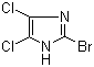 2-溴-4,5-二氯咪唑分子结构 (CAS 16076-27-0)