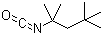 1,1,3,3-四甲基丁基异氰酸酯分子结构 (CAS 1611-57-0)