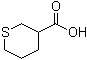 Tetrahydro-2H-thiopyran-3-carboxylic acid molecular structure (CAS 161404-76-8)
