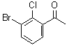 1-(3-溴-2-氯苯基)乙酮分子结构 (CAS 161957-62-6)