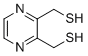 吡嗪-2,3-二基二甲硫醇分子结构 (CAS 1620410-09-4)
