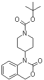 4-(2-氧代-2H-3,1-苯并恶嗪-1(4H)-基)-1-哌啶羧酸叔丁酯分子结构 (CAS 162045-30-9)