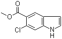 Methyl 6-chloroindole-5-carboxylate molecular structure (CAS 162100-83-6)