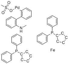 DPPF Pd G4 molecular structure (CAS 1621274-17-6)