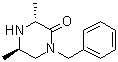(3R,5R)-3,5-Dimethyl-1-(phenylmethyl)-2-piperazinone molecular structure (CAS 162240-92-8)