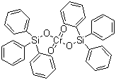 铬酸双(三苯甲基硅烷基)酯分子结构 (CAS 1624-02-8)