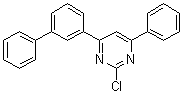 4-[1,1'-联苯]-3-基-2-氯-6-苯基嘧啶分子结构 (CAS 1624289-88-8)