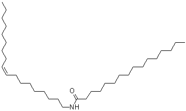 N-(9Z)-9-Octadecen-1-yl-hexadecanamide molecular structure (CAS 16260-09-6)