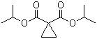 1,1-环丙基二甲酸二异丙酯分子结构 (CAS 162654-65-1)