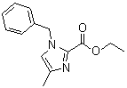 4-甲基-1-(苯基甲基)-1H-咪唑-2-羧酸乙酯分子结构 (CAS 1627504-34-0)