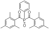 苯基双(2,4,6-三甲基苯甲酰基)氧化膦分子结构 (CAS 162881-26-7)