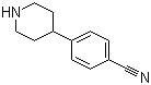 4-哌啶-4-基苯腈分子结构 (CAS 162997-34-4)