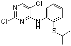 2,5-二氯-N-[2-[异丙硫基]苯基]-4-嘧啶胺分子结构 (CAS 1632485-14-3)