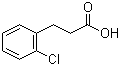3-(2-氯苯基)丙酸分子结构 (CAS 1643-28-3)