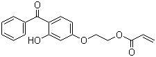 2-(4-Benzoyl-3-hydroxyphenoxy)ethyl acrylate molecular structure (CAS 16432-81-8)