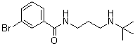 3-溴-N-[3-[(叔丁基)氨基]丙基]苯甲酰胺分子结构 (CAS 1648707-58-7)