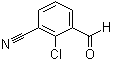 2-氯-3-甲酰基苯甲腈分子结构 (CAS 165187-24-6)