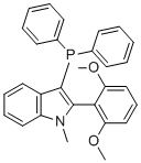 2-(2,6-二甲氧基苯基)-3-(二苯基膦基)-1-甲基-1H-吲哚分子结构 (CAS 1654755-02-8)