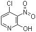 2-羟基-3-硝基-4-氯吡啶分子结构 (CAS 165547-79-5)