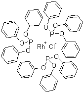 三(三苯氧基膦)氯化铑分子结构 (CAS 16592-65-7)