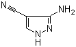 3-氨基-4-氰基吡唑分子结构 (CAS 16617-46-2)