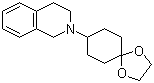 2-(1,4-二氧杂螺[4.5]癸-8-基)-1,2,3,4-四氢异喹啉分子结构 (CAS 166398-22-7)