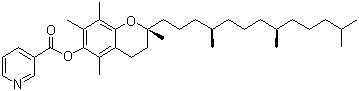 Vitamin E nicotinate molecular structure (CAS 16676-75-8)
