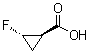 (1R-反式)-2-氟环丙烷羧酸分子结构 (CAS 167073-08-7)