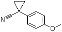 1-(4-Methoxyphenyl)cyclopropanecarbonitrile molecular structure (CAS 16728-00-0)