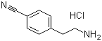 4-(2-氨基乙基)苯腈盐酸盐分子结构 (CAS 167762-80-3)