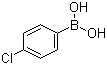 4-氯苯硼酸分子结构 (CAS 1679-18-1)