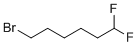 1-溴-6,6-二氟己烷分子结构 (CAS 168268-71-1)