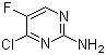 4-氯-5-氟嘧啶-2-胺分子结构 (CAS 1683-75-6)