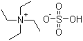 四乙基硫酸氢铵分子结构 (CAS 16873-13-5)