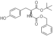 N-(苄氧羰基)-L-酪氨酸叔丁酯分子结构 (CAS 16881-33-7)