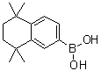 [5,6,7,8-四氢-5,5,8,8-四甲基萘-2-基]硼酸分子结构 (CAS 169126-63-0)