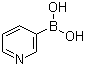 吡啶-3-硼酸分子结构 (CAS 1692-25-7)