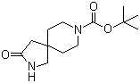 3-氧代-2,8-二氮杂螺[4.5]癸烷-8-羧酸叔丁酯分子结构 (CAS 169206-67-1)