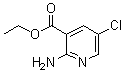 2-Amino-5-chloro-3-pyridinecarboxylic acid ethyl ester molecular structure (CAS 169495-51-6)
