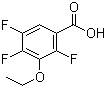 3-乙氧基-2,4,5-三氟苯甲酸分子结构 (CAS 169507-61-3)